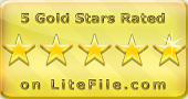 5 stars award by LiteFile.com